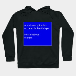 User Error Geek Humor Funny Tech Design Hoodie